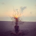 Yaashika Aanand Instagram - Spiritual awakening!🧿🔮!! Explore and #manifest !! Look how everything around you seems beautiful ❤️ ! #aura #vibing #lovenature #selfrealization #timetoshine #thirdeye Pic courtesy @jenishraj 😇 Dune Eco Village & Spa at Dunewellnessgroup.com