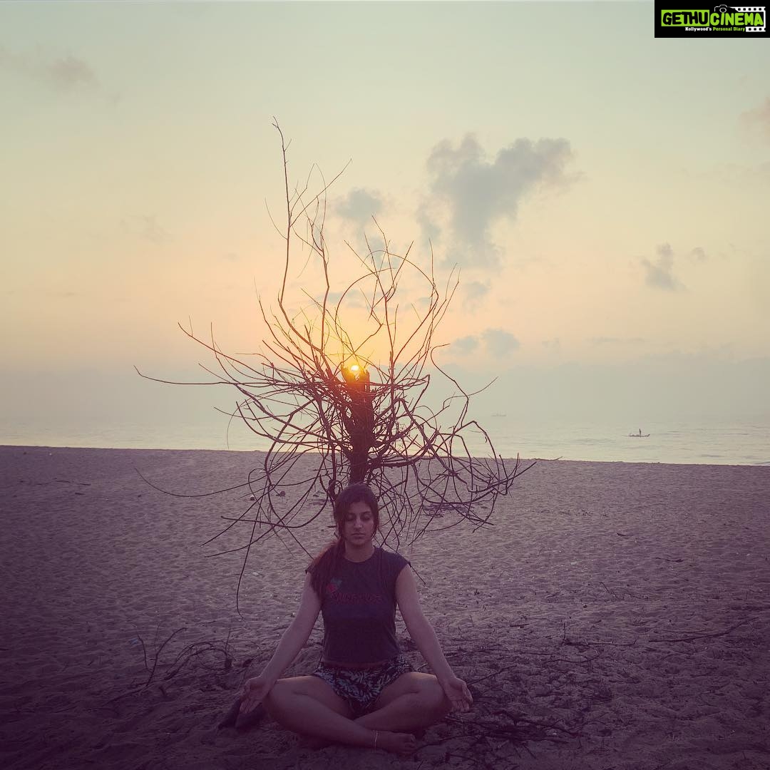 Yaashika Aanand Instagram - Spiritual awakening!🧿🔮!! Explore and #manifest !! Look how everything around you seems beautiful ❤️ ! #aura #vibing #lovenature #selfrealization #timetoshine #thirdeye Pic courtesy @jenishraj 😇 Dune Eco Village & Spa at Dunewellnessgroup.com