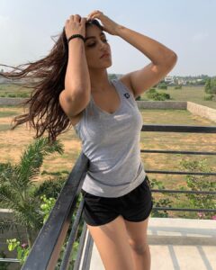 Yaashika Aanand Instagram - #candid #goodmorningworld🌎