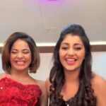 Yaashika Aanand Instagram - Fun with my girl Aishu ❤️😍 singing our own composed song in the most hilarious manner 😂 when romantic song turns into a fun anthem 😂 Tag your best friends below ❤️😍