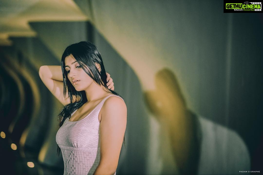Yaashika Aanand Instagram - Behind the camera @aj_ajay_kumar MUA and styled by @sahanaslvkmr