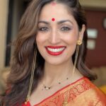 Yami Gautam Instagram - The joy of celebrating my first Karvachauth is unmatched & it became more special as I wear @bulgari Mangalsutra. #Bvlgari #BvlgariJewelry #BvlgariMangalsutra #Ad