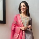 Yami Gautam Instagram - I love everything about the festive season- the lights, celebrating with family, meeting up with friends and of course dressing up for all of this! Is Diwali ke liye I wanted something gorgeous and yet comfortable and I found the perfect mix of both in the festive collection from #MelangeByLifestyle! Here I’m wearing one of my favourite pieces and wearing this feels like it’s already Diwali! You can get your favourite as well from Melange from @lifestylestores starting at just Rs.499! #MelangeByLifestyle #DilSeDiwali #Ad