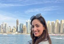 Yami Gautam Instagram - Touristy पेजिंग करते हुए मैं और मेरी टीम Dubai में 🕺🏻💜 #Shootlife #nofilter