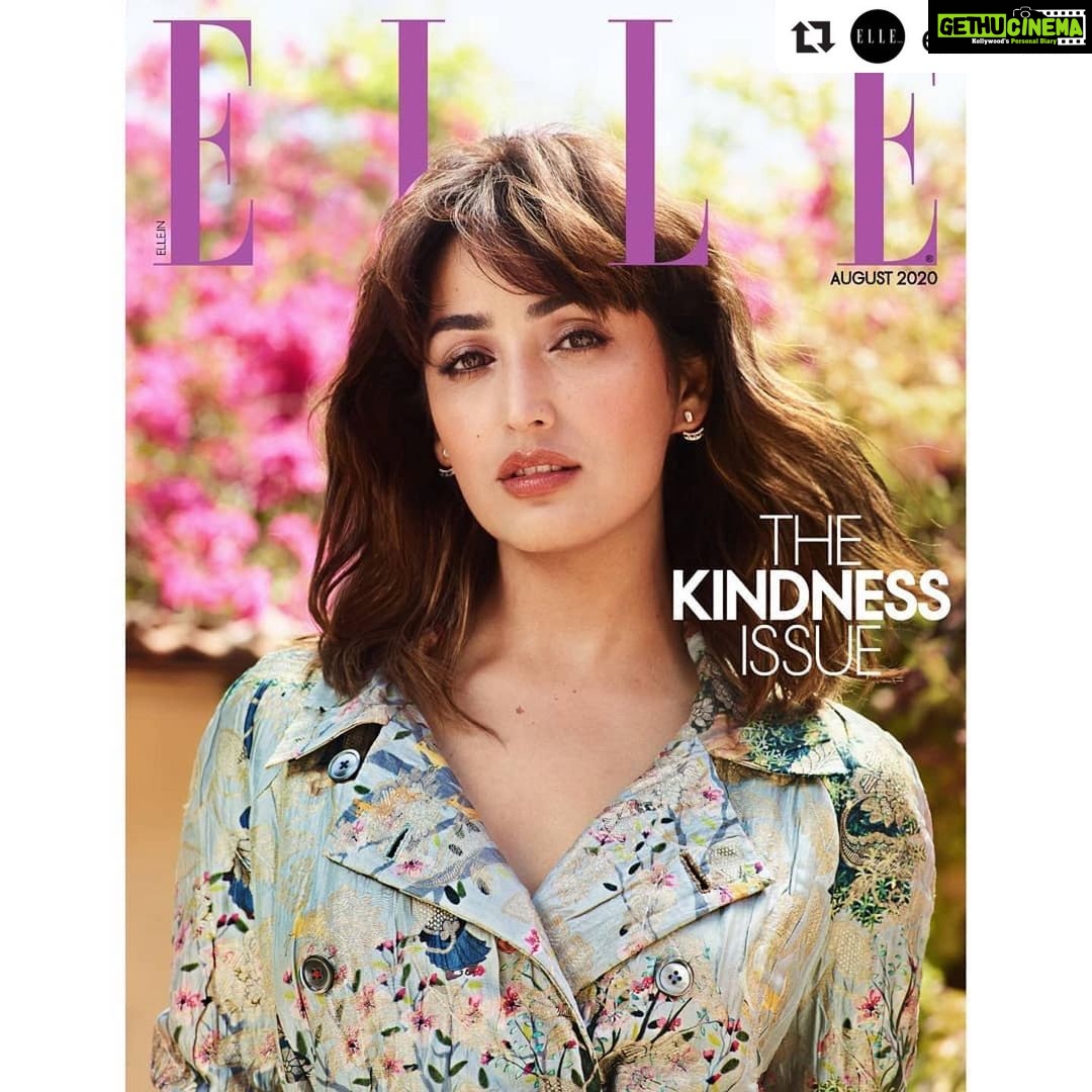 Yami Gautam Instagram - #Repost @elleindia with @make_repost ・・・ She is fearless She is grounded She is feisty She is kind She is gorgeous And she is a lot more.. . Introducing our August digital cover star, @yamigautam. “Kindness is compassion. Kindness is a way of life, it’s a part of your value system. It took a pandemic for a lot of people to realise what value kindness and compassion holds. I hope that once we get back to our regular lives, we don’t forget the values this time has re-inculcated in everybody,” she reflects in our Kindness Issue. . Link in bio for more. . On @yamigautam: Silk brocade trench coat @suketdhir via @ogaanindia’s online store. Diamond earrings @herstoryjewels. . Photographer: @sushantchhabria Styling: @divyakdsouza/ @inega.in Art direction: @prashish_moore Words: @kavereeb Hair: @mikedesir/ @animacreatives Make-up: @akgunmanisali / @inega.in Production: @p.productions_ Assisted by: @khushi46 (styling), @thismichellelobo (intern) . #ELLEAugust #YamiGautam #Bollywood #Celebrity