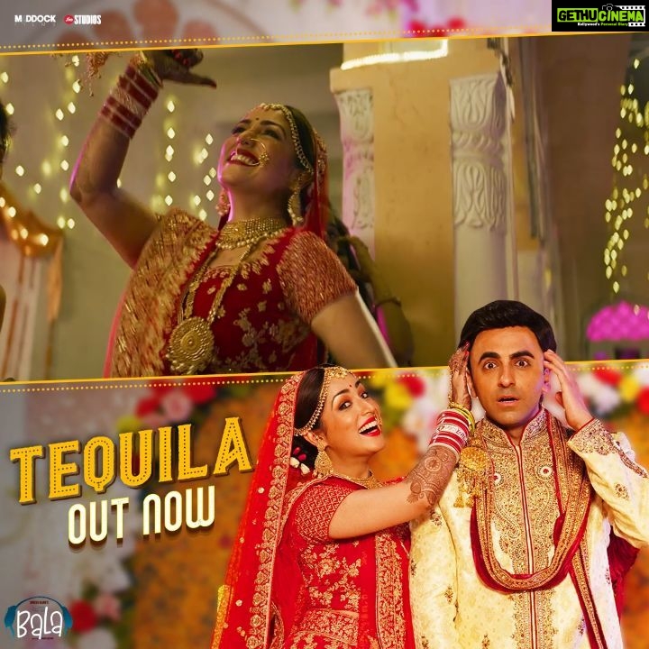 Yami Gautam Instagram - Baarat, Dulha, Dulhan, Band-baaja sab hum laa rahe hain. Aap bas shaamil ho jana! 😉 #Tequila song out today. #Bala in cinemas now! #DineshVijan @amarkaushik @ayushmannk @bhumipednekar @maddockfilms @officialjiocinema @officialjiostudios #JaavedJaaferi @saurabhshuklafilms #SeemaPahwa @nowitsabhi @sachinjigar @pvijan @soulfulsachin @jigarsaraiya @aslidivyakumar @sonymusicindia @indiatiktok