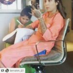 Yami Gautam Instagram - Now that's what a tik tok beginner looks like 😂 #PariInTheMaking 🙈 #NeverLookedSoCrazy #BalaBts #Repost @tarnialok_23 When she was tripping on the Tik Toks DAILY!!!! @yamigautam 3 Days to BALA