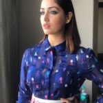 Yami Gautam Instagram – Blue eyes 💫  #delhievent #nofilter  styled by @alliaalrufai / HMU @rivieralynn