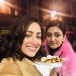 Yami Gautam Instagram - My favourites 🥰🤩... Surilie,, Nutella Waffle n this chilled London weather @surilie_j_singh