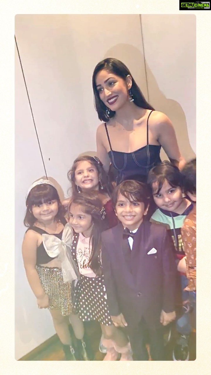 Yami Gautam Instagram - It's an official wrap for my film, ‘A Thursday’ which wouldn't have been possible without these cutest kids who made this challenging film feel less heavier owing to their adorable presence. Together, with this team we've created so many priceless memories ❤️ I am going to reserve my thank you’ for later, Behzad 👻 This film is very special to us ! Hope it touches you the same way it touched us ! #teamATHURSDAY