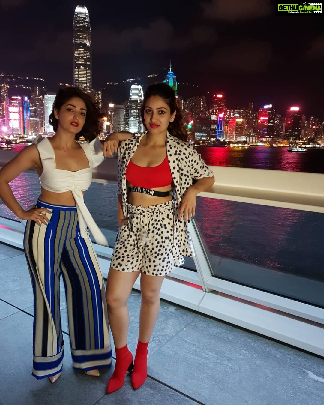 Yami Gautam Instagram - Haters will hate, sisters will always slay 😎 !! #girlgang #sistergoals👭 #HongKong #traveltales @surilie_j_singh @discoverhongkong #YamiInHongKong Hong Kong