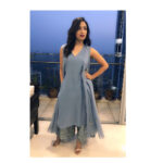 Yami Gautam Instagram - In @anitadongre for one of my favourite designers & a wonderful person @anitadongre at #LakmeFashionWeek... HMU by the amazing @shraddha.naik ! Absolutely in love with the show & the collection 💙
