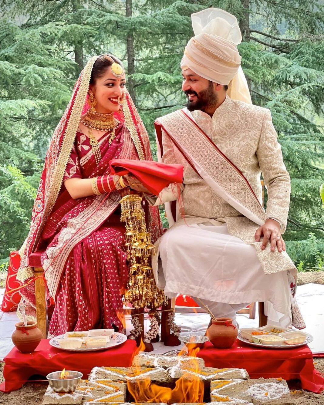 Yami Gautam Instagram - In your light, I learn to love - Rumi
With the blessings of our family, we have tied the knot in an intimate wedding ceremony today. Being very private people, we celebrated this joyous occasion with our immediate family.
As we embark on the journey of love and friendship, we seek all your blessings and good wishes.
Love,
Yami and Aditya Yami Gautam Instagram - In your light, I learn to love - Rumi With the blessings of our family, we have tied the knot in an intimate wedding ceremony today. Being very private people, we celebrated this joyous occasion with our immediate family. As we embark on the journey of love and friendship, we seek all your blessings and good wishes. Love, Yami and Aditya