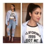 Yami Gautam Instagram - In @forever21 for #Forever21 launch of their 21st store in India💃🏻🎈styled by the fab @alliaalrufai .. make-up by one of my favvv ever @shraddha.naik .. hair by the crazy, fun & amazinggg @ayeshadevitre & MISmanaged by @meenalpaliwal16 #lovethesepeople #weworksomewherebetweencrazylaughters 😂😋💕