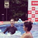 Yami Gautam Instagram - The next best thing in fitness is here!! I've made the pool my new gym with @speedoindia #AquaFit training program! Finally an overall body work out that packs a punch & is so much fun #GetSpeedoFit #SpeedoAquaFit #Verticalfitness