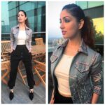 Yami Gautam Instagram - #Sarkar3 promotion mode on! Bring it on! Styled by @tanghavri 🤗 hair @ayeshadevitre wid @sajzdot 😎 makeup @meldemuredsouza at @fatmupromakeup 💄