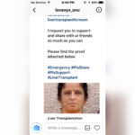 Yuthan Balaji Instagram - A mother is undergoing liver transplant. She needs fund for this surgery and her daughter has initiated a fund raising campaign. I verified this by myself and added proofs and link below. I have added this link in my bio. https://milaap.org/fundraisers/livertransplantformom You can contact her daughter through Instagram: @lavanya_anu If you are interested to help her please give your hand by just sharing a small amount of donation you can, that could be even 100 bucks. We spend our money for movies and other entertainments. That money is enough to share them help from your side and share this post to others. I request you to support and share with ur friends as much as you can Please find the proof attached in this post #Emergency #PlsShare #PlsSupport #LiverTransplant