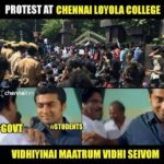 Yuthan Balaji Instagram - Many know students protested..but does anyone know police trying to beat students and stop their protests? I saw in person both days..still they don't give up..salute to all college students who joins hand for the justice 🙏🏼 #JusticeForAnitha #ChangeIndiaAnitha