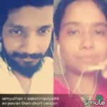 Yuthan Balaji Instagram – Joined a beautiful song #EnJeevan from #Theri with a good singer Lakshmi in request..support her my sweet people 👍🏼
With love
#YuthanBalaji #Joe
#InstaSmule #Smule #Sing #Karaoke