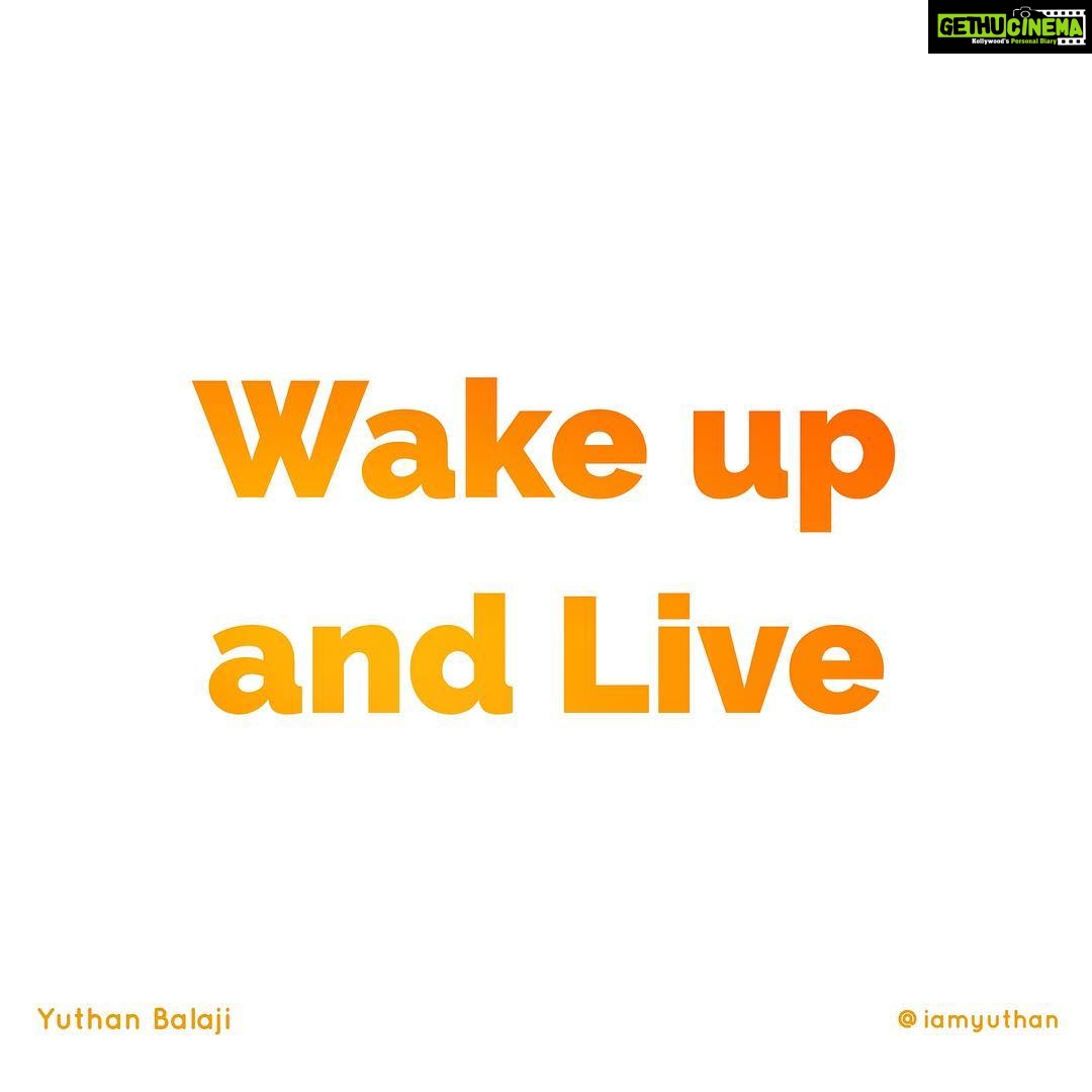 Yuthan Balaji Instagram - Good morning 😇 It’s time to jump in and enjoy life to the fullest. You should not feel bored or as if you’re not living up to your potential. It is all on you, YOU have to go after what you want because hey, what is the alternative? #life #motivation #quotes #focus #lifequotes #lifestyle #mindset #focused #motivational #motivationalquotes #quotestoliveby #mindfulness #lawofattraction #consciousness #personaldevelopment #bestself #mindful #motivationalquote #selfhelp #selfimprovement #selfconfidence #selfesteem #selfdevelopment #selfmotivation #selfawareness #startliving