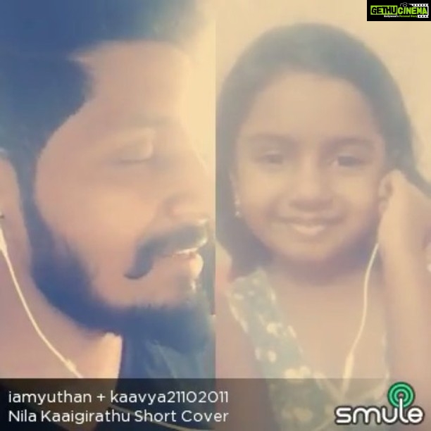 Yuthan Balaji Instagram - Another song beautifully sung by #Kaavya Kutty  😘😘❤️how cute 😍💞 #yuthanbalaji #Yuthan #juniorsuperstars #jss  #InstaSmule #Smule #Sing #Karaoke - Gethu Cinema