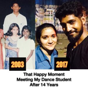 Yuthan Balaji Instagram - My #Old #teenage pic #YuthanBalaji #memory #dance #student #Yuthan