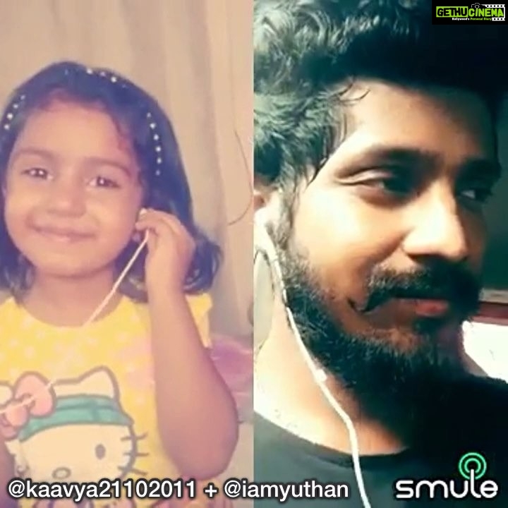 Yuthan Balaji Instagram - Awww so cute 😍😍super da #Kaavya chellam 😘 ❤️❤️ I love this #duet ❤️❤️❤️ #YuthanBalaji #yuthan #jss #juniorsuperstars #zeetamil #InstaSmule #Smule #Sing #Karaoke #baby #babysinging