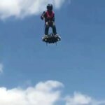 Yuthan Balaji Instagram - New mode of transportation? French inventor @frankyzapata tests his innovative Flyboard at Lake Havasu in Arizona