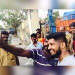 Yuthan Balaji Instagram - A farewell #selfie with my #Lorry friends ❤️ gonna miss this water tank place ❤️😘 memory for life ☺️ #Yuthan #Nagarvalam #RedCarpet #SakthiFilmFactory