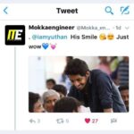 Yuthan Balaji Instagram - The cutest compliment I loved in recent times 😍❤️ Thank you #MokkaEngineer #Yuthan