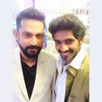 Yuthan Balaji Instagram - The 2 brothers of @nancy_antoni ☺️☺️ don't miss our performance today with another bang come back 😉 #Yuthan #Nancy #YNNY #DanceJodiDance #ZeeTamil