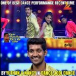 Yuthan Balaji Instagram - #Repost @yaar_paatha_vela_da_ithu ・・・ #Yuthan ( Balaji ) & #Nancy Jodi Rocking in #DanceJodiDance #ZeeTamil 👏🏻👏🏻👏🏻 Congrats guyz 💐 @iamyuthan @nancy_antoni #YaarPaathaVelaDaIthu ... Thank you so much 😊 😊