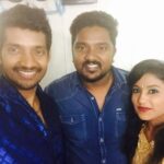 Yuthan Balaji Instagram - Happy to be with my sweet brother Bala Saravanan and sweet sister @nancy_antoni who are my another leg to travel n succeed in #Nagarvalam and #DanceJodiDance #Yuthan #BalaSaravanan #Nancy #YNNY