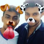 Yuthan Balaji Instagram - Snapchat fun with @dir_aari 😁😜 #snapchat 👉🏻 #joebalaji #actor #Balaji #joe
