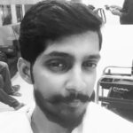 Yuthan Balaji Instagram - Haha I liked this unfinished cut 😜😁😂 but can't keep so.. #actor #Balaji #joe #mustache #Men #beard #shave #hair #trim