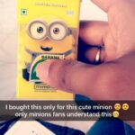 Yuthan Balaji Instagram - Kudos @tictacglobal & @minionnation for giving the special edition 😍😍 I'm loving this 😁