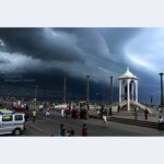 Yuthan Balaji Instagram – #Pondicherry #weather..thanks to narayana sankar for the #beautiful #click..but the weather in #chennai n pondicherry are little horrific 😳 #rain #cloud #Nature #global #warming #globalwarming உலக அரசியல்