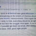 Yuthan Balaji Instagram – #Alert: Many spots in #Chennai have given #floodalert. #Police and other officials are announcing on the streets of Chennai about the #flood alert, #power cuts and #safety measurements. Once again the place where I live is at risk. I pray to God, everything should be all right in the morning and let people not face the struggle once again. If you have relatives and friends here, if possible get them out of city after seeing the status in the morning. God bless. Well, good night people.

#Balaji #joe