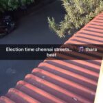Yuthan Balaji Instagram - Election time #chennai #streets..#thara #local #beats Don't forget to #VOTE 👉🏻 #May16 #Tamilnadu #Election #Fever