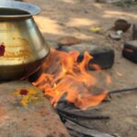 Yuthan Balaji Instagram - My morning #view #Pongal 😍 #fire #light #slowmotion #Balaji