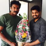 Yuthan Balaji Instagram - My pleasure to meet you #samuthirakani sir 😊😊 #Balaji #teambalaji