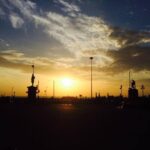 Yuthan Balaji Instagram – Shot the #sun #rise with my #iPhone 
Pleasant morning ppl 😊 — at Marina Beach,  Chennai-Tamilnadu
#instagram #early #morning #Beach #yellow #cloud #silhouettes