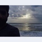 Yuthan Balaji Instagram – I was trying to take a #selfie and I noticed the #sunset is like a #light from #heaven so I #clicked few #shots from my #iPhone at #kerala 🌴 #Kovalam #Beach, #Kerala, #India