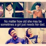 Yuthan Balaji Instagram – No matter how old she may be sometimes a girl just needs her dad.. :) lovable moments <3