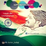 Yuthan Balaji Instagram - #இந்திய #சுதந்திர #தின #நல்வாழ்த்துகள் #happy #IndependenceDay #India https://facebook.com/Actor.JoeBalaji https://twitter.com/actor_balaji http://instagram.com/actor_balaji