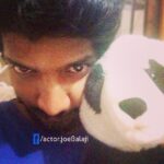 Yuthan Balaji Instagram - My #panda #kutty says hello to u all ☺️ :)