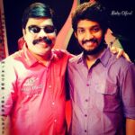 Yuthan Balaji Instagram - He made my day ;) :D with electrifying powerstar. ;)