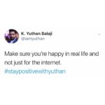 Yuthan Balaji Instagram – Do what makes you happy! Not for the INTERNET.
#staypositivewithyuthan
•
#girl #sun #happy #summer #fashion #followme #instagramhub #instagood #picoftheday #follow #instadaily #sky #photooftheday #me #iphonesia #nofilter #love #tbt #bestoftheday #instamood #cute #igdaily #picstitch #fun #iphoneonly #igers #tweegram #jj #beautiful Yuthan Balaji