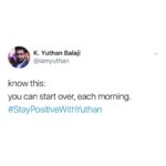 Yuthan Balaji Instagram – 😇
#staypositivewithyuthan
•
•
•
#positivity #positivevibes #positivequotes #quotes #quoteoftheday #motivationalquotes #bepositive #motivated #motivation #positive #motivator #scorpio #spirituality #awakening Yuthan Balaji