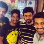 Yuthan Balaji Instagram - @harihappens #kanakanumkalangal fame as #Krish & I had a great time with these talented youngsters @iam_kg_official #kadhalkankattudhe fame & @anbu_thasan #kolamaavukokila fame And I’m a fan of Anbu through his YouTube videos especially #wastekadhal #blacksheep #kYuthanBalaji #YuthanBalaji #Yuthan